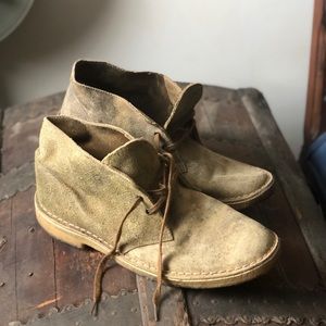 Men’s Clark’s Leather Desert Boots